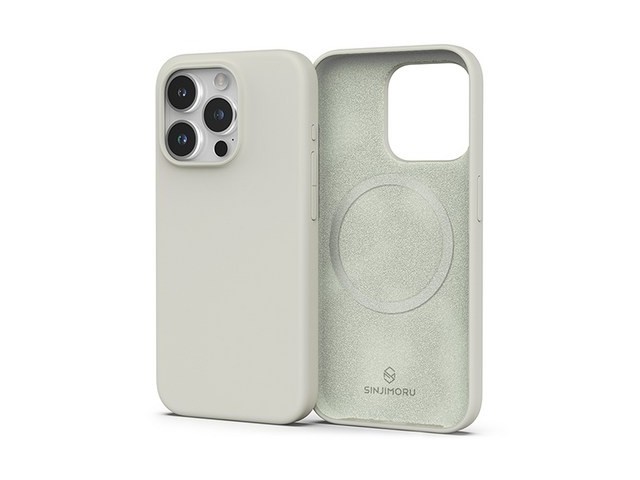 [아이폰 케이스 15프로] 소중한 구매 신지모루 맥세이프 호환 소프트그립 실리콘 컬러 휴대폰 케이스