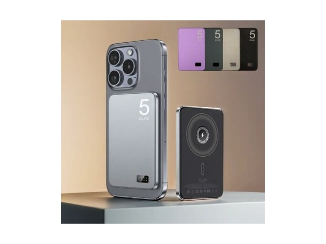 [아이폰12미니 배터리케이스] 이 제품 어때요? 엘락 3in1 초슬림 초경량 무선 자석 맥세이프 고속 충전 5000mAh 보조배터리 에어팟충전 애플워치충전